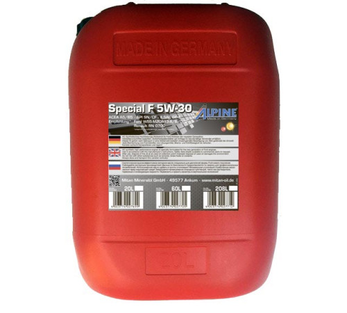Alpine Special F 5W-30, 20л