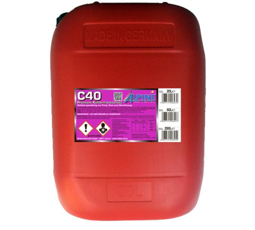 Alpine Антифриз C40 фиолетовый, 20л