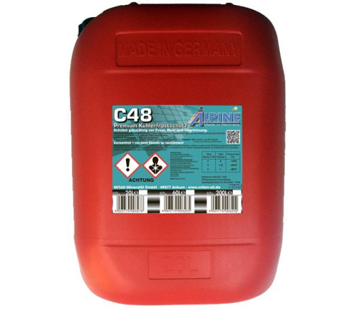 Alpine Антифриз C48 темно-синий, 20л