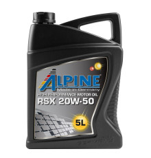 Alpine RSX 20W-50, 5л