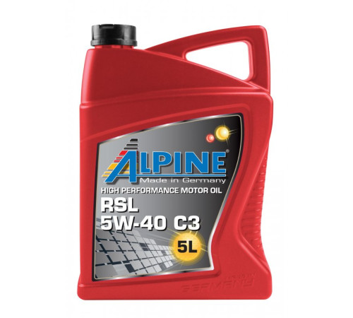 Alpine RSL 5W-40 C3, 5л